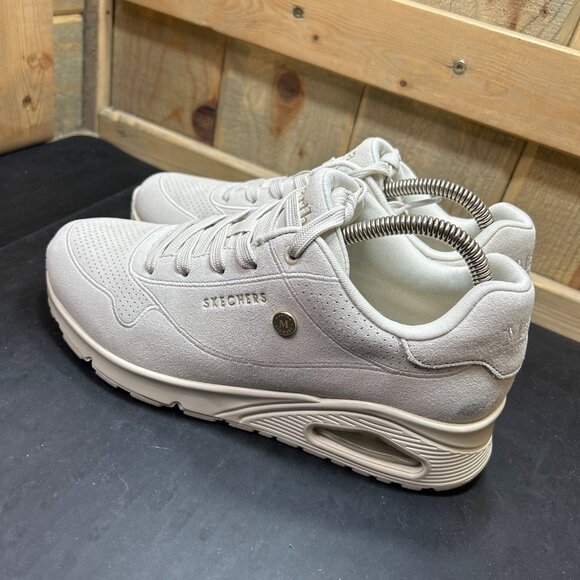 Martha Stewart X Skechers Womens Off White Retro Sneakers Size 8 - Picture 5 of 10